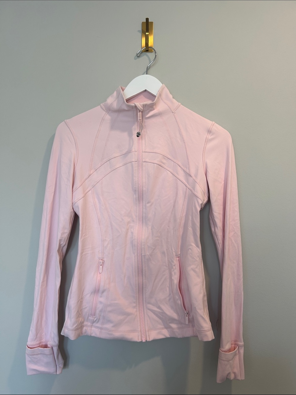 lululemon athletica Pale Pink Full-Zip Active Jacket